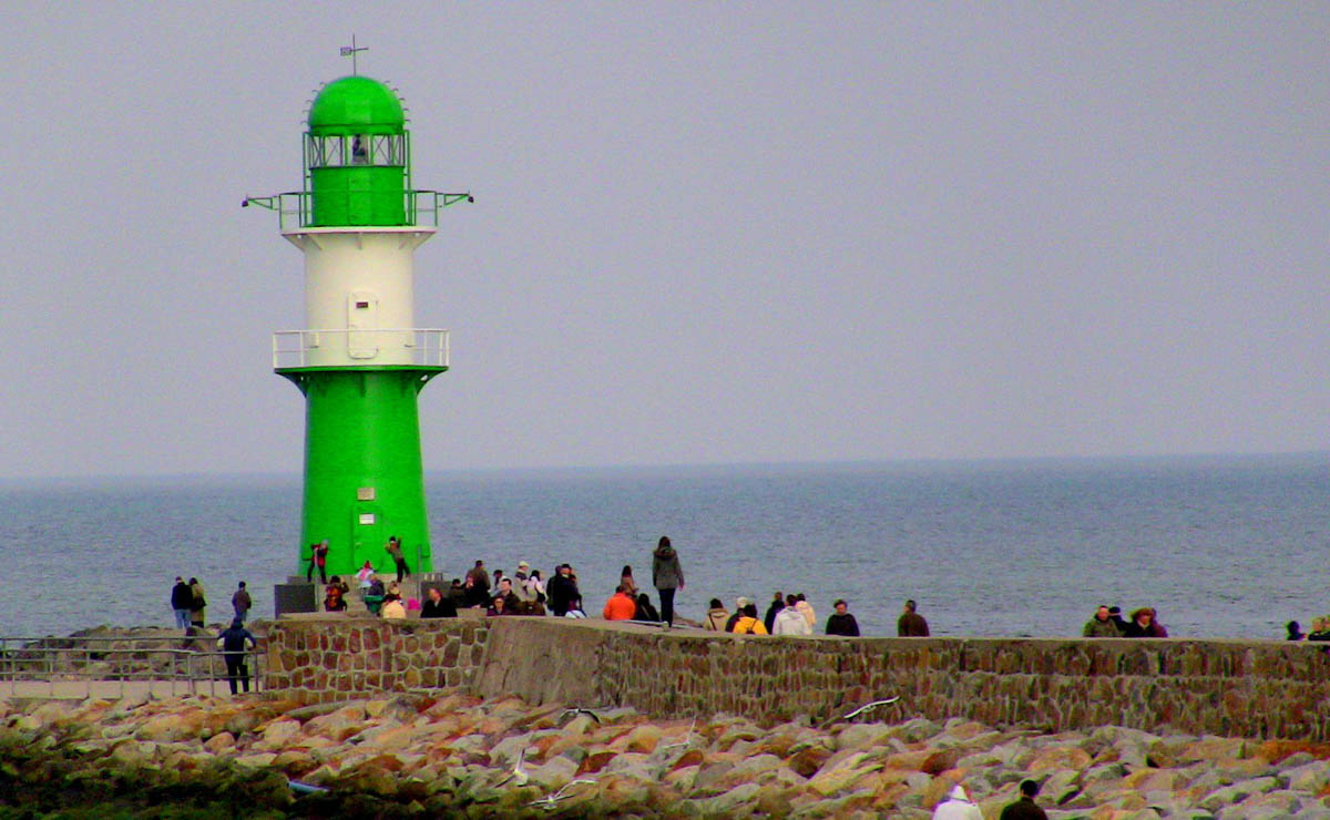 Lighthouse in Warnemuende